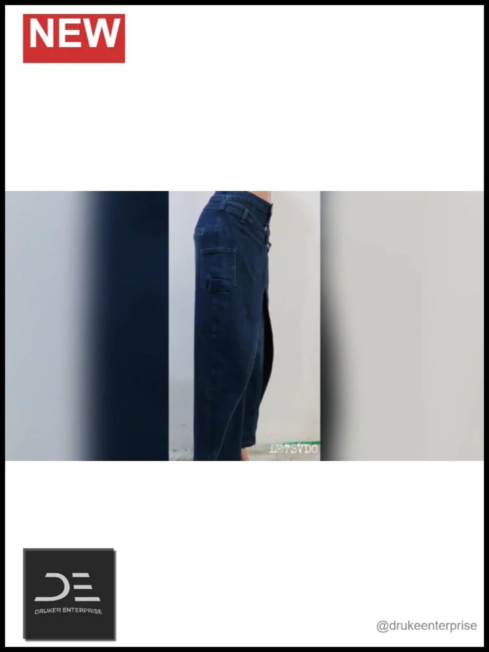 Women's Asymmetrical Wrap Wide Leg Jeans 2-in-1 Skirt Over Pants Streetwear